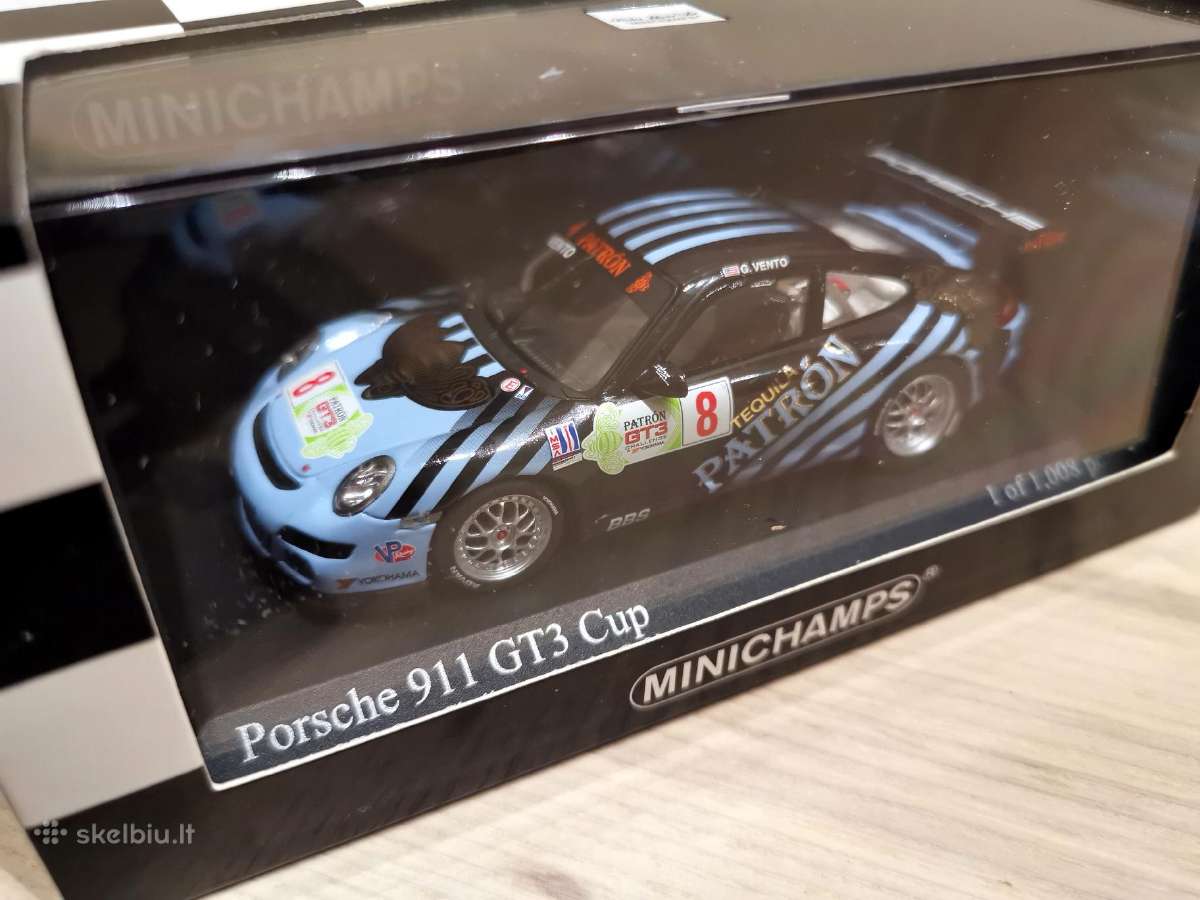1:43 Porsche Gt3 modeliai Minichamps - nuotraukos Nr. 2