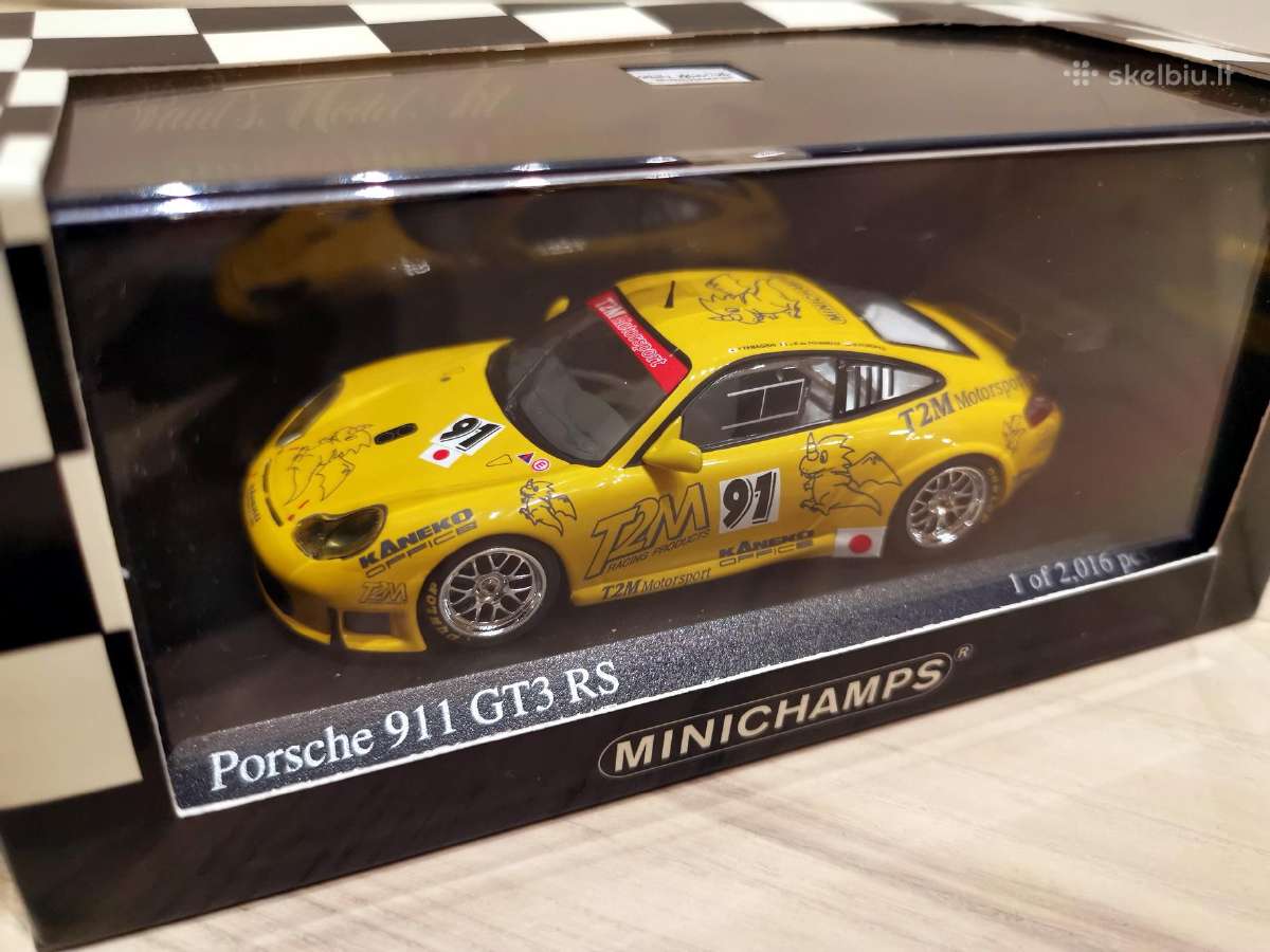 1:43 Porsche Gt3 modeliai Minichamps - nuotraukos Nr. 3
