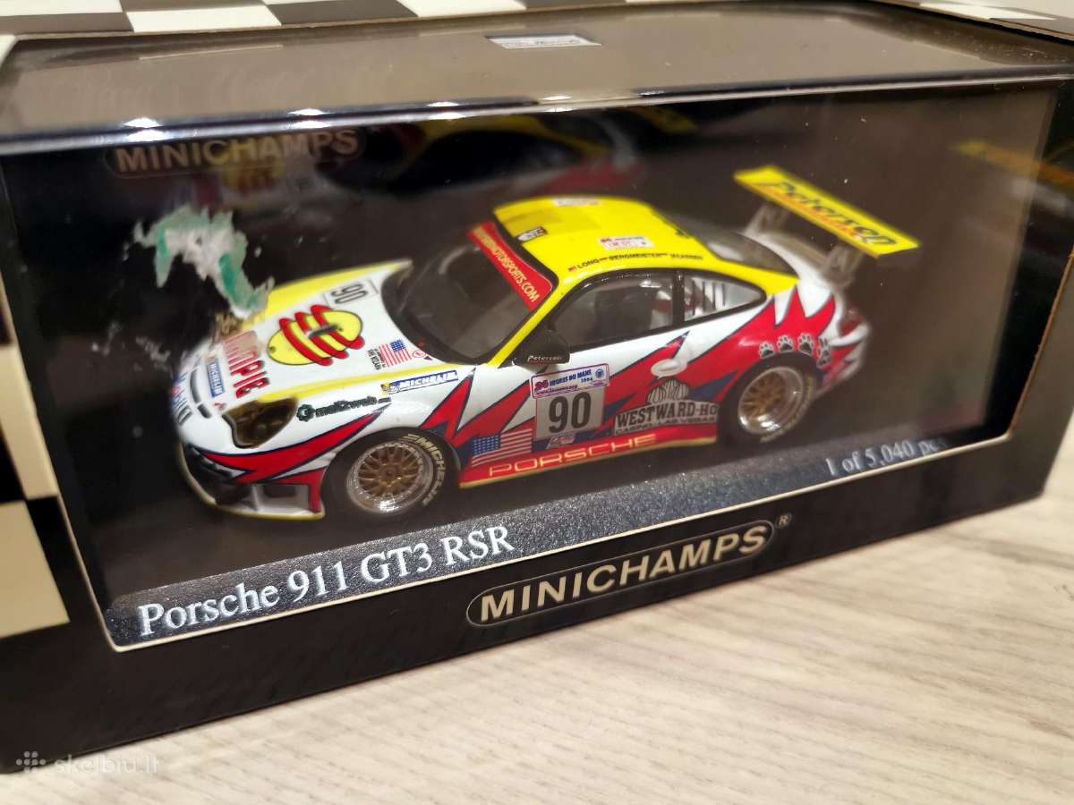1:43 Porsche Gt3 modeliai Minichamps - nuotraukos Nr. 4