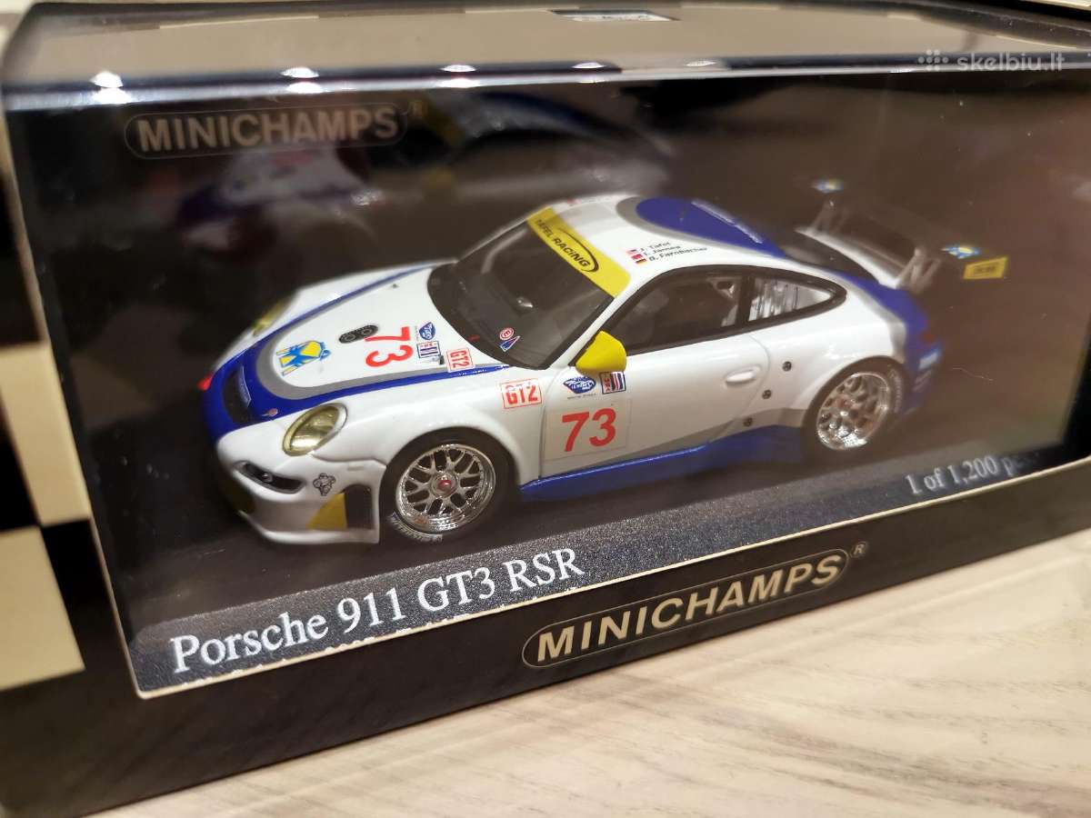 1:43 Porsche Gt3 modeliai Minichamps - nuotraukos Nr. 5