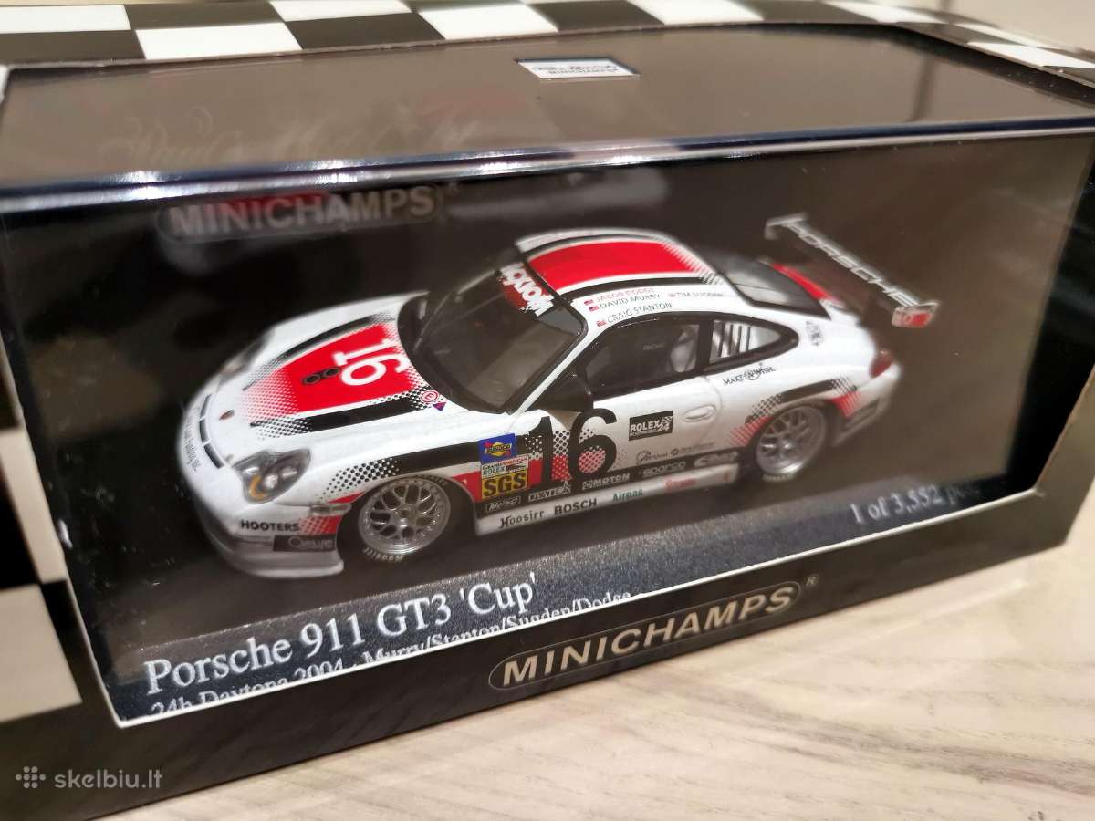 1:43 Porsche Gt3 modeliai Minichamps - nuotraukos Nr. 6