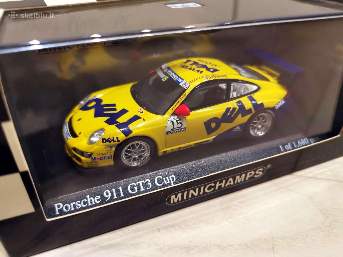 1:43 Porsche Gt3 modeliai Minichamps - nuotraukos Nr. 10