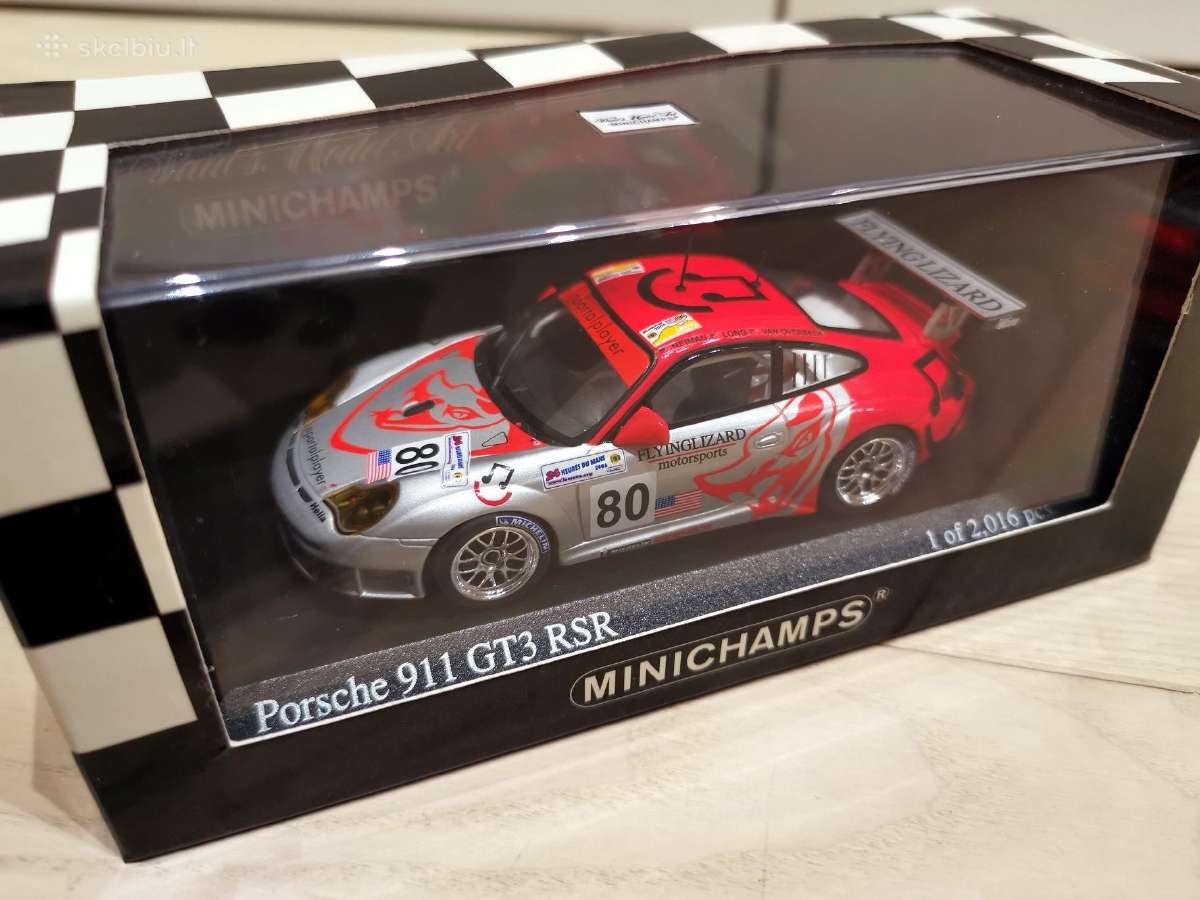 1:43 Porsche Gt3 modeliai Minichamps - nuotraukos Nr. 11