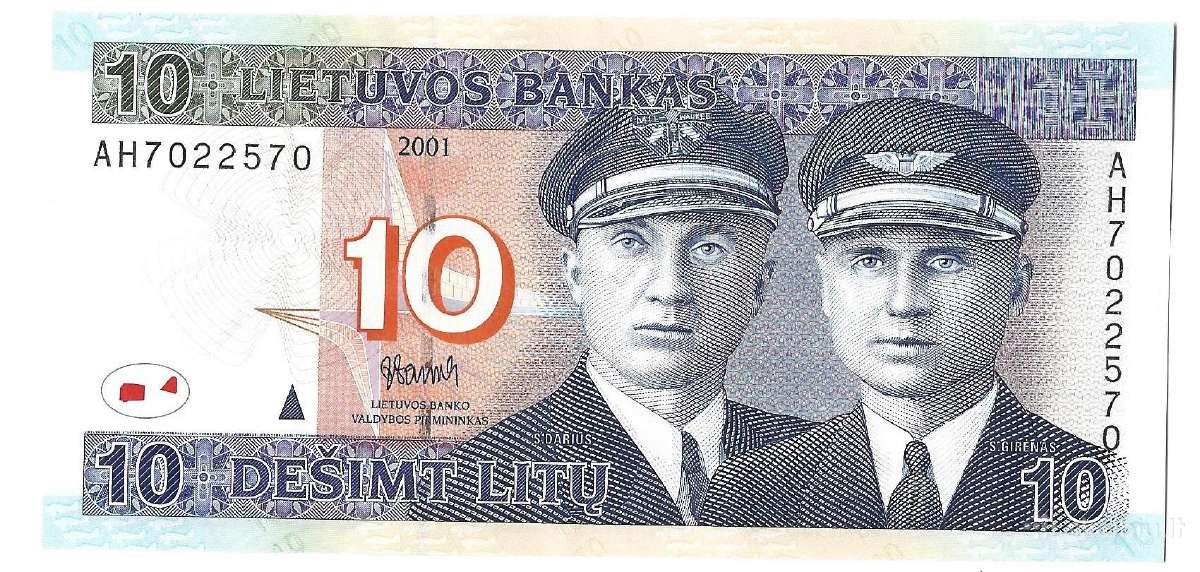 Lietuva 2001 10 Lt