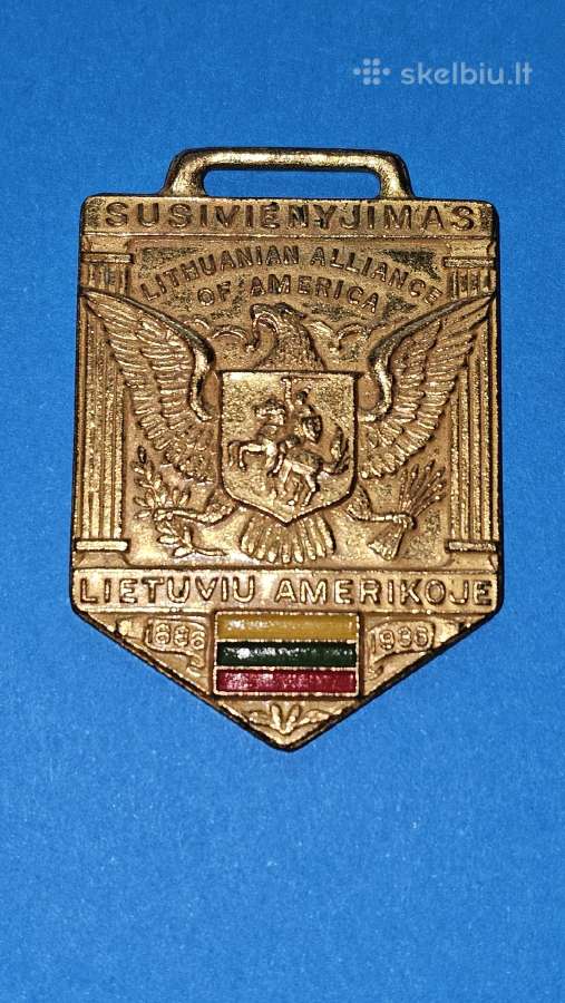 Jubiliejinis Amerikos lietuvių ženklas. (1936m.)