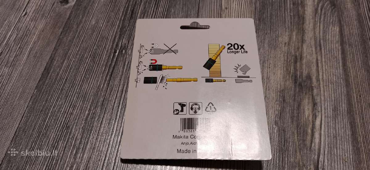 Makita B-40381 sukimo antgalių kompleltas impaktui - nuotraukos Nr. 2