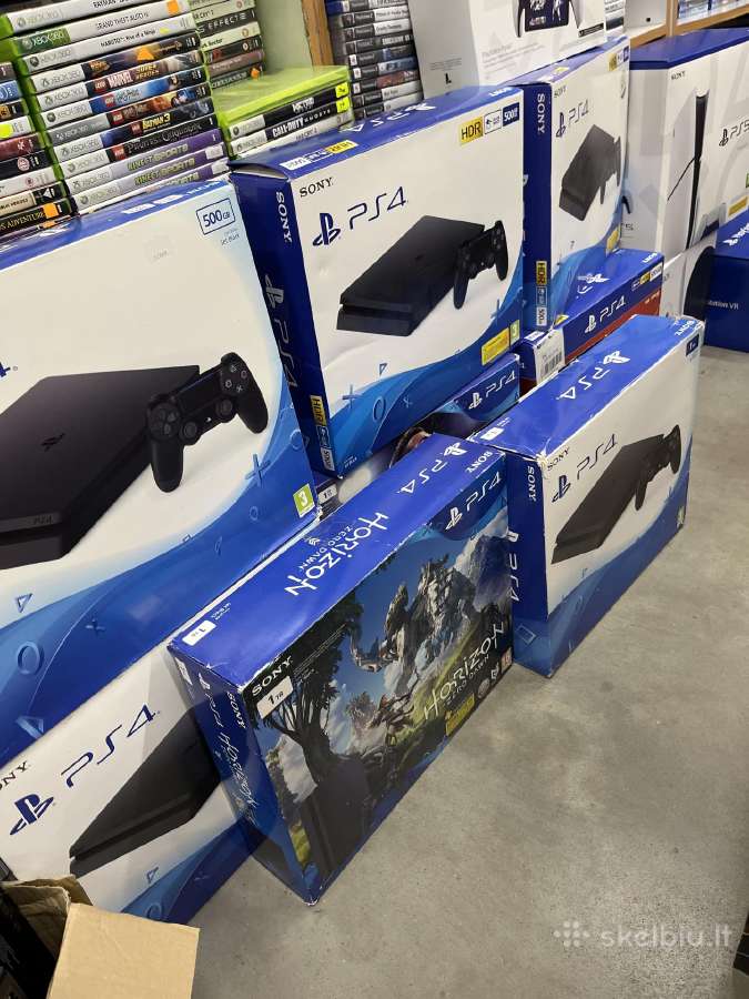 Playstation 4 ps4 slim su garantija - nuotraukos Nr. 3