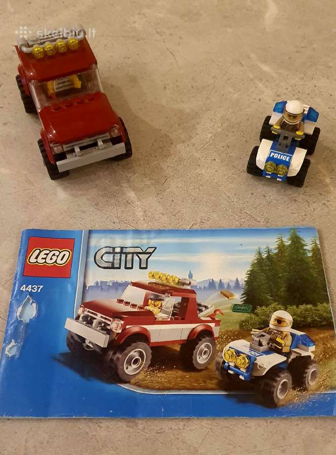 Lego City 4437 policijos persekiojimas.