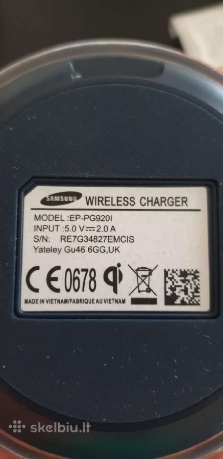 Samsung nauja belaidi pakroveja 5v 2a - nuotraukos Nr. 3