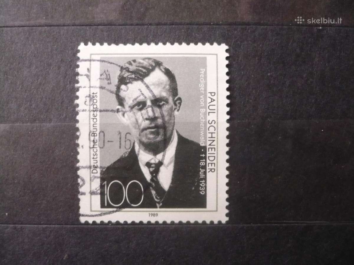 1989 50-osios kunigo Paulo Schneiderio mirties
