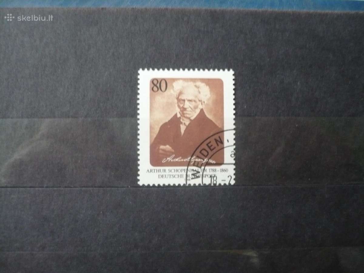 1988 m. 200-osios filosofo Arthuro Schopenhauerio