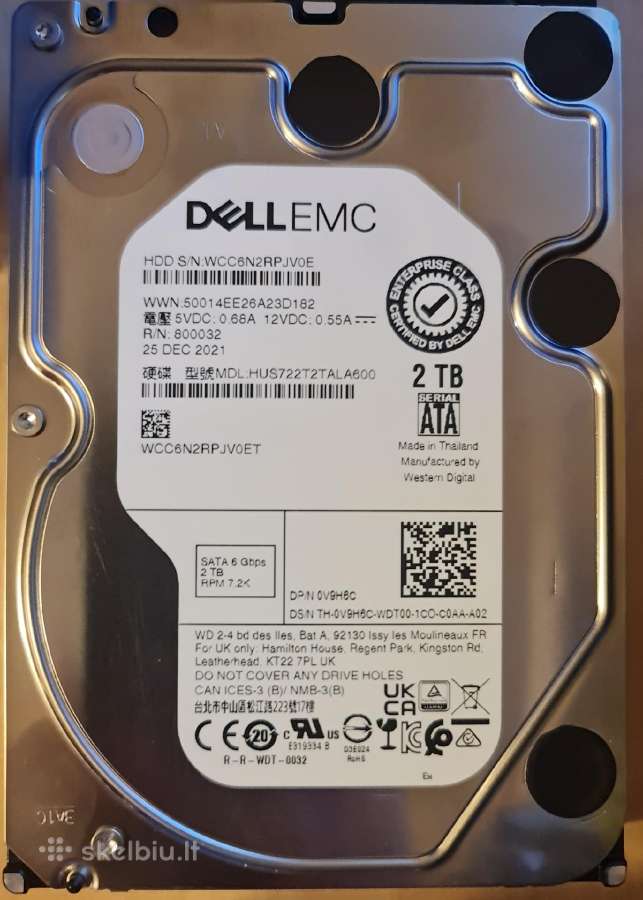 2.5" 3.5" Sata HDD 1tb 2tb 3tb 4tb 6tb 8tb 10-32tb - nuotraukos Nr. 11