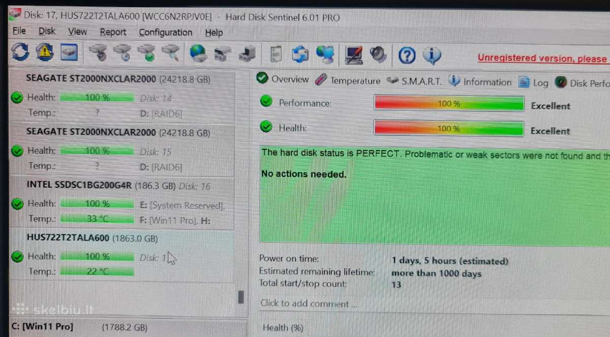 2.5" 3.5" Sata HDD 1tb 2tb 3tb 4tb 6tb 8tb 10-32tb - nuotraukos Nr. 6