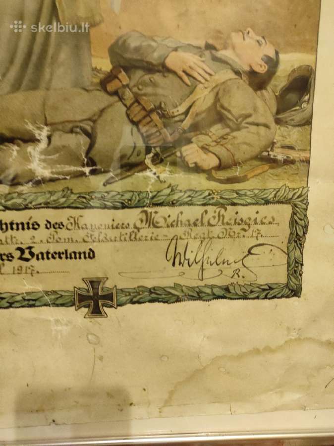 Pirmo pasaulinio karo litografija - nuotraukos Nr. 6