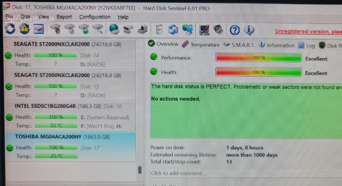 2.5" 3.5" Sata HDD 1tb 2tb 3tb 4tb 6tb 8tb 10-32tb - nuotraukos Nr. 15
