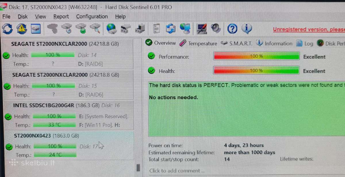 2.5" 3.5" Sata HDD 1tb 2tb 3tb 4tb 6tb 8tb 10-32tb - nuotraukos Nr. 17