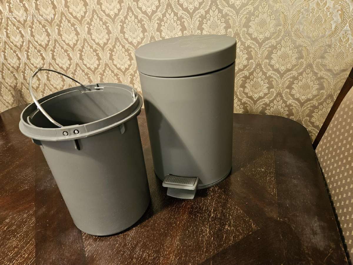 Šiukšlių dėžė su pedalu 3 l (17 x 25) nauja - nuotraukos Nr. 7