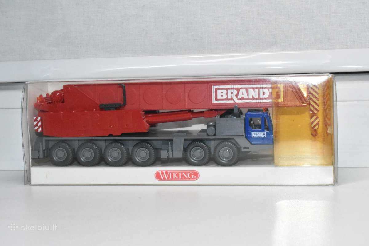 Naujas auto kranas Grove. Mastelis 1:87 (H0)