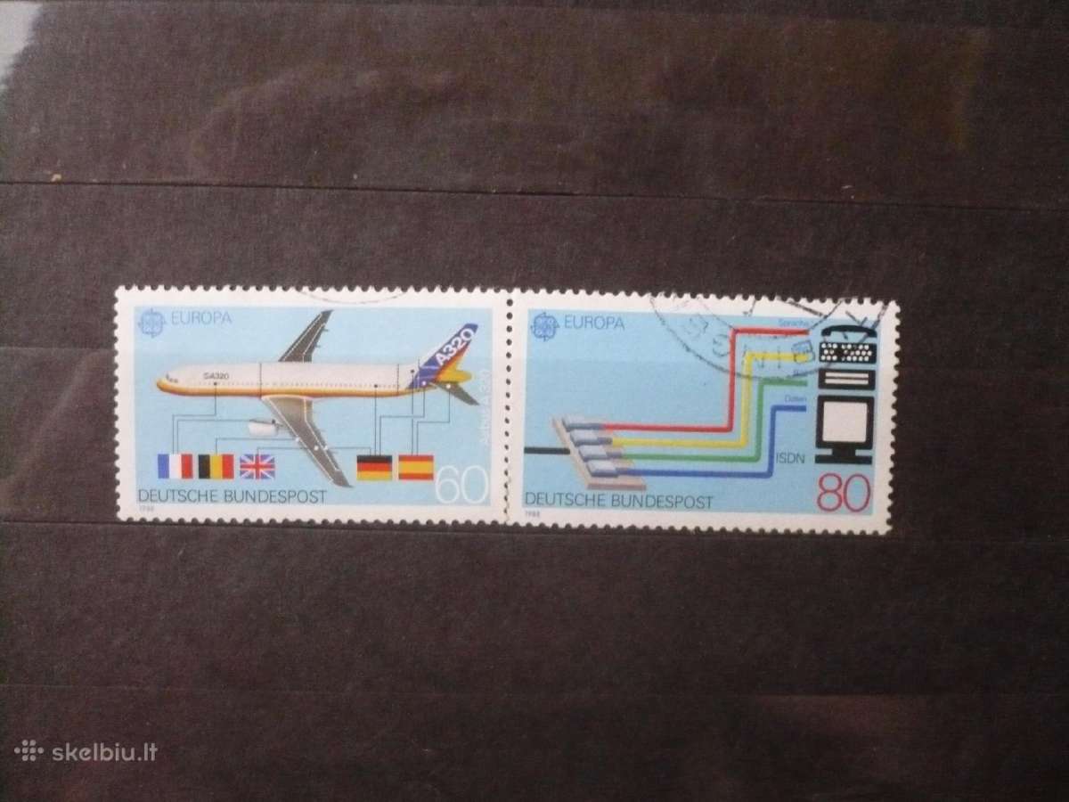1988 m. Europa pašto ženklai – transportas