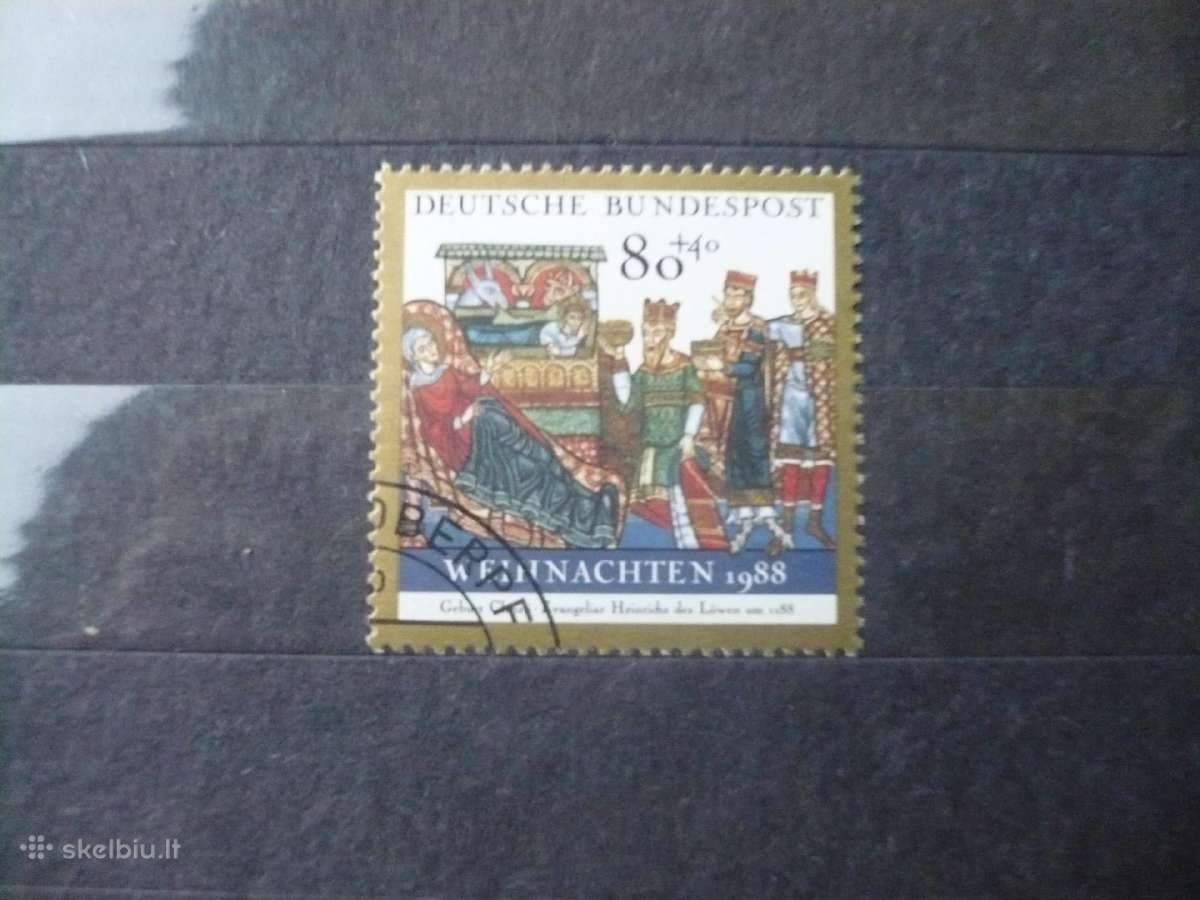 1988 metų Kalėdų pašto ženklai