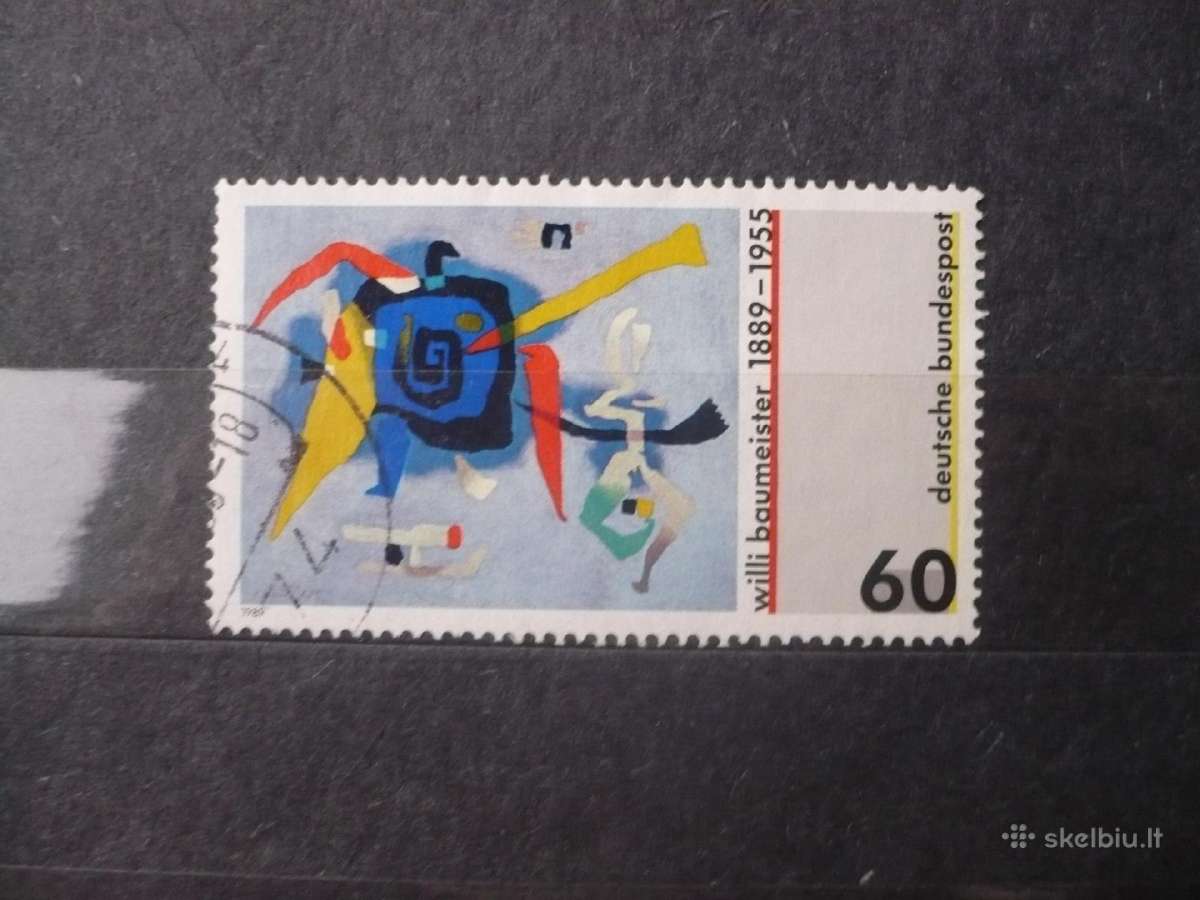 1989 100-osios tapytojo Willi Baumeisterio gimimo