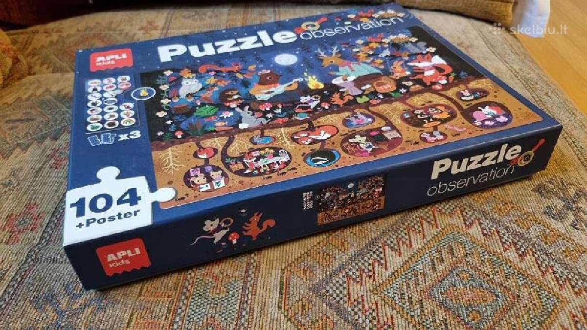 Dėlionė. Puikus puzlas vaikams 5+, 104 dalių. - nuotraukos Nr. 2