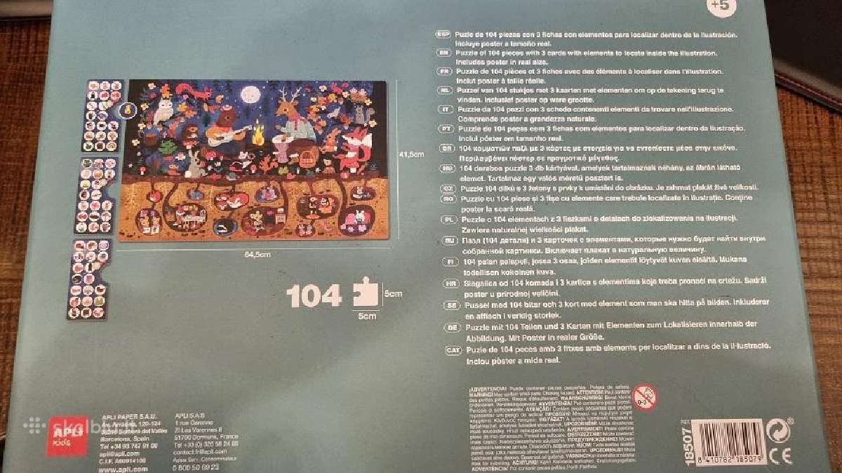 Dėlionė. Puikus puzlas vaikams 5+, 104 dalių. - nuotraukos Nr. 7