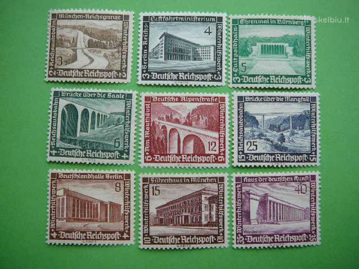 Architektura Vokietija 1936 vkt634/2sp