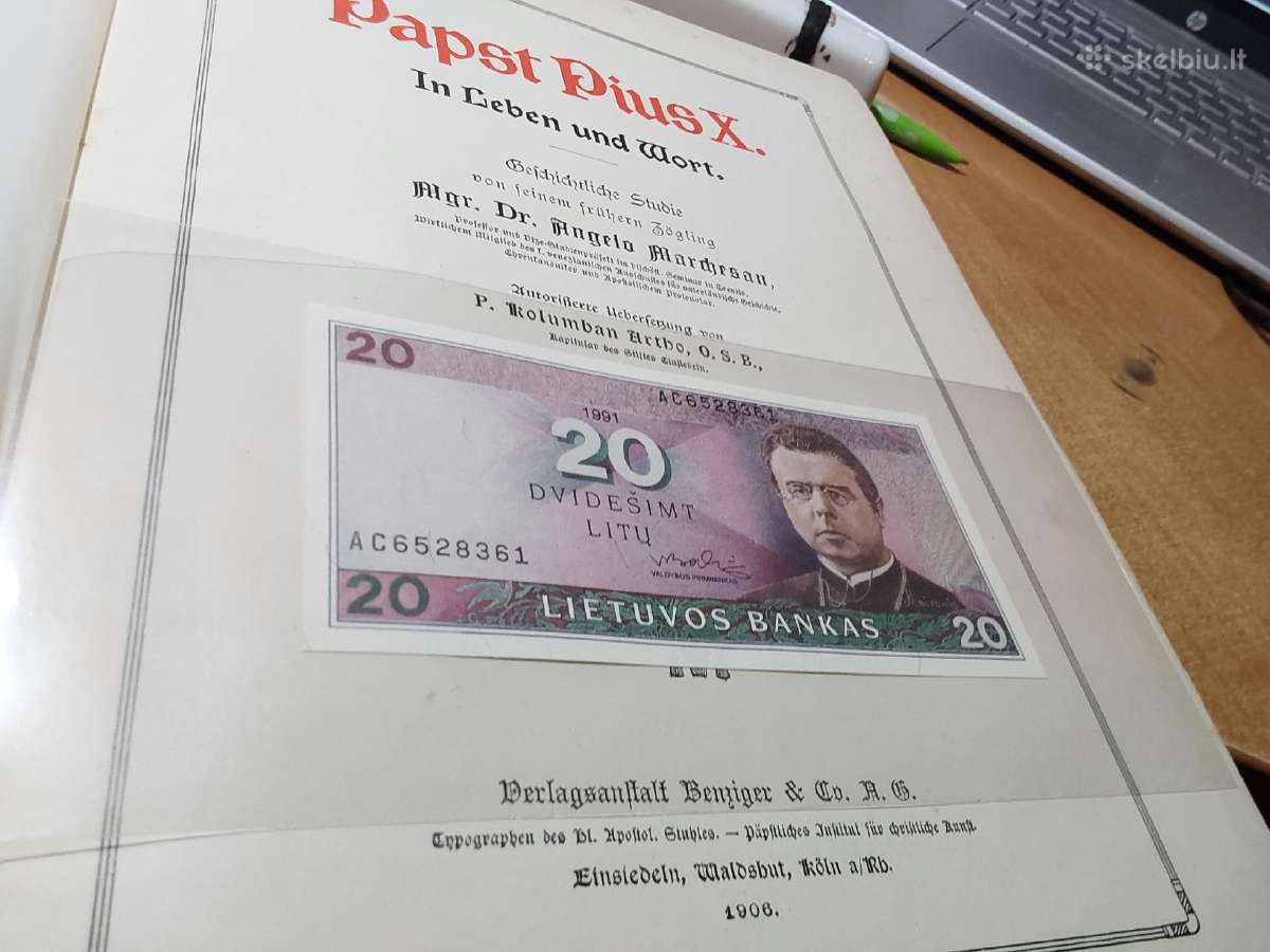 Litai 1991metai- pardavimas ieskau 10* litu 1991 - nuotraukos Nr. 5
