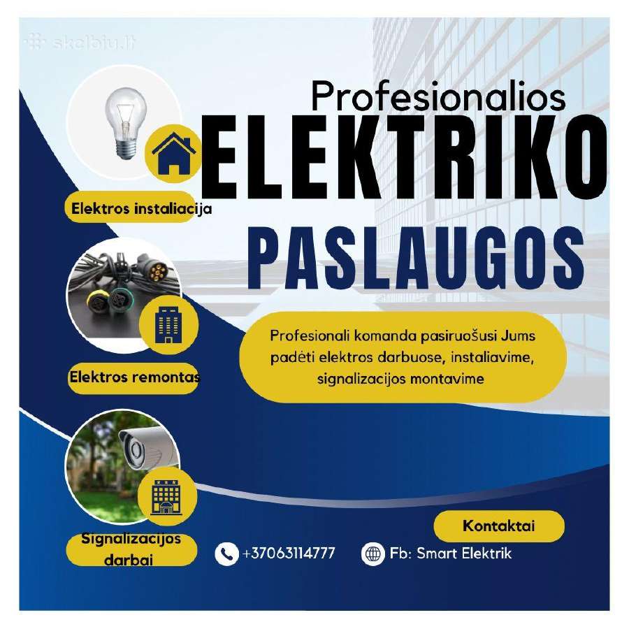 Visą Parą Elektros Remonto darbai 24/7. - nuotraukos Nr. 2