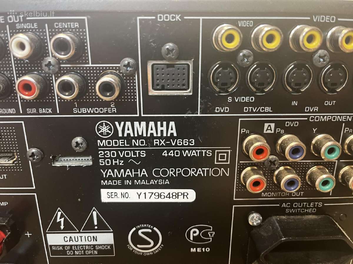 Harman/kardon Avr5000;yamaha rx-v663 - nuotraukos Nr. 6