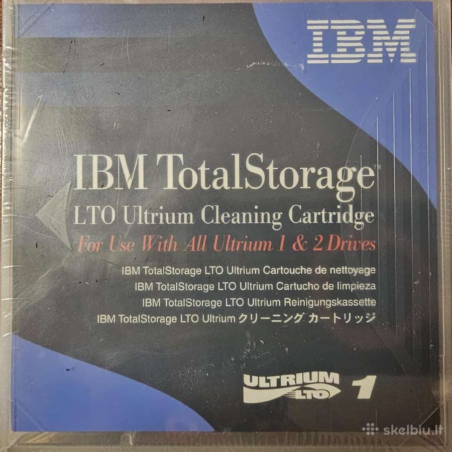 Ibm 08l9870 200gb + 35l2086 (valymo/cleaning Tape) - nuotraukos Nr. 2