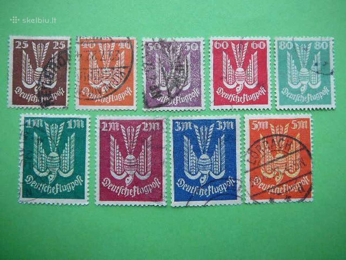 Oro pastas Vokietija 1922 vkt210/8a