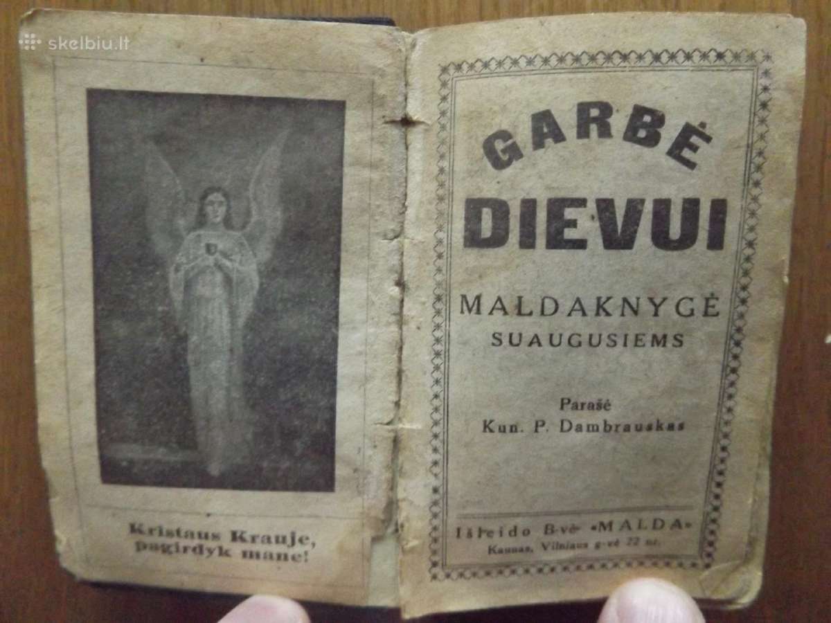 Maldaknygė "Garbė dievui" 1935 - nuotraukos Nr. 2