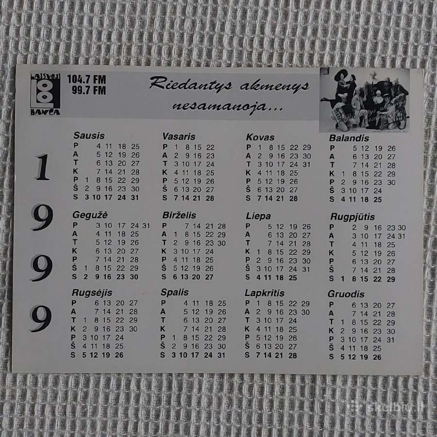 Maži kalendoriukai . - nuotraukos Nr. 7