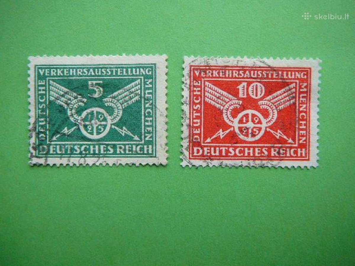 Paroda Miunchene Vokietija 1925 antsp. vkt370/1a