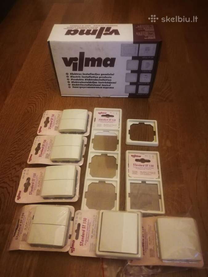 "Vilmos" jungikliai, perjungėjas, rėmeliai