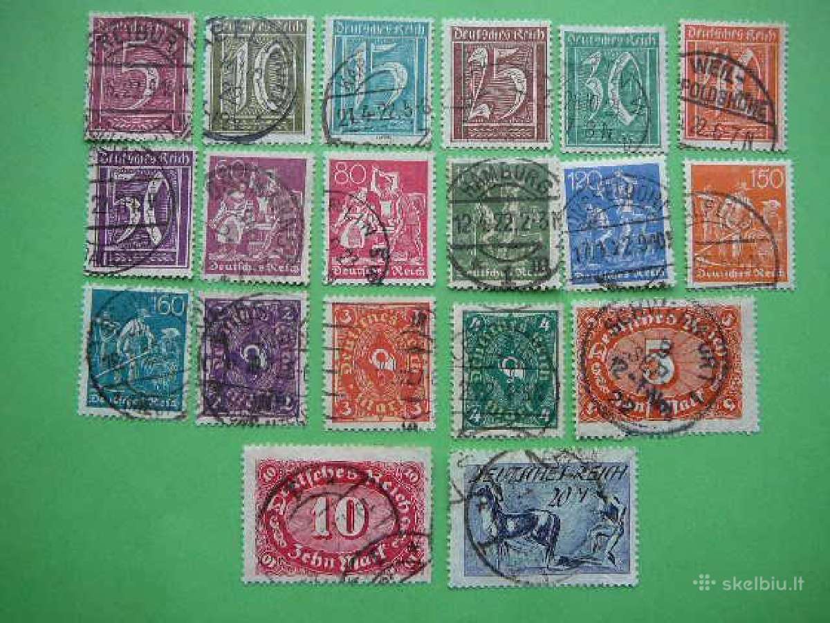 Standartai Vokietija 1921 antsp. wz1 vkt158/76a