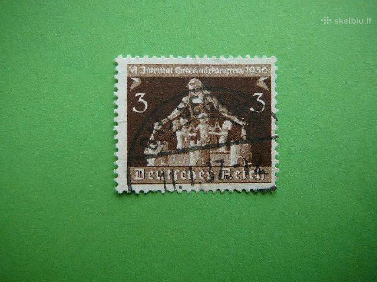 Vaikai Vokietija 1936 3pf vkt617a