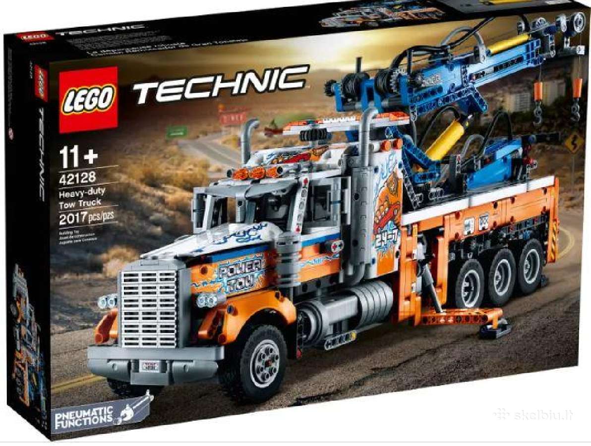 Lego technic 42128 vilkikas- kranas (naujas)