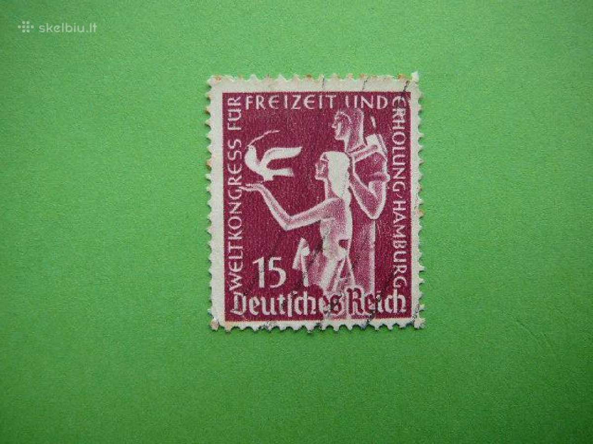 Pauksciai Mokslas Vokietija 15pf 1936 vkt623a