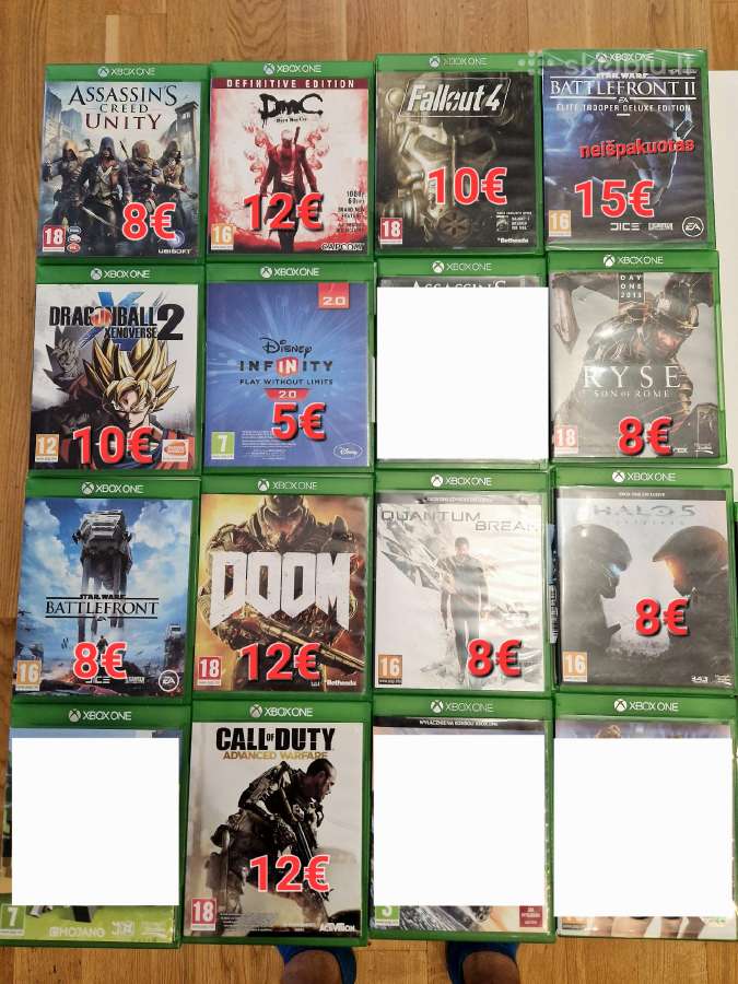 Xbox one žaidimai - nuotraukos Nr. 2