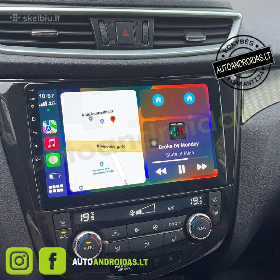 Nissan Qashqai 2 J11 2013-21 Android multimedia - Skelbiu.lt