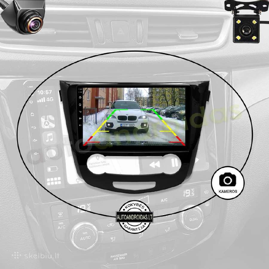 Nissan Qashqai 2 J11 2013-21 Android multimedia - nuotraukos Nr. 7