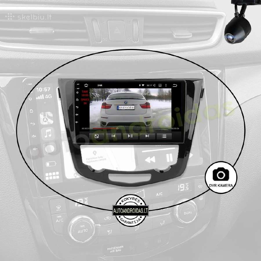 Nissan Qashqai 2 J11 2013-21 Android multimedia - nuotraukos Nr. 8