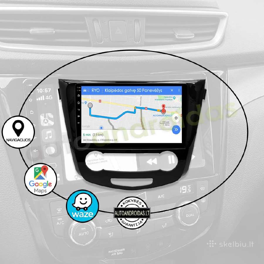 Nissan Qashqai 2 J11 2013-21 Android multimedia - nuotraukos Nr. 11