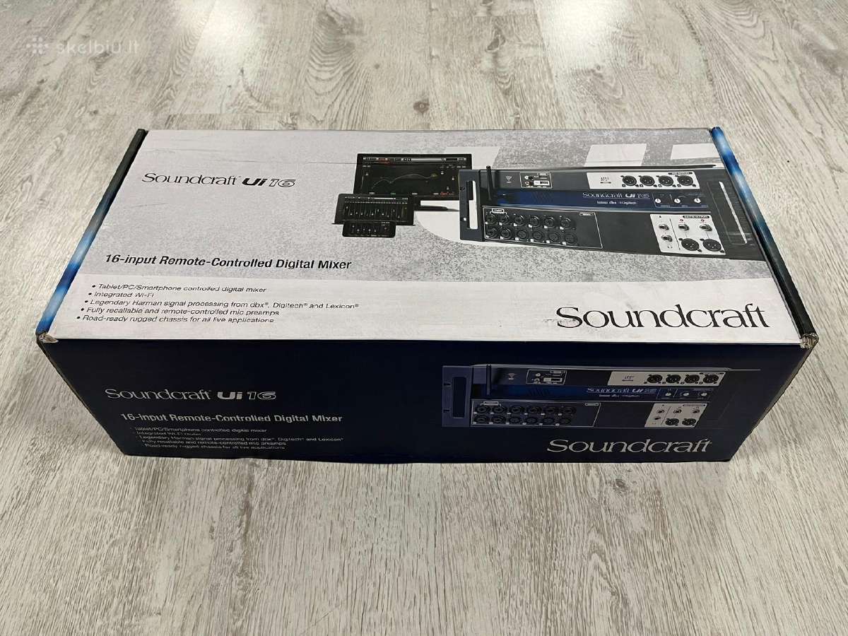Skaitmeninis mikšerinis pultas Soundcraft Ui16