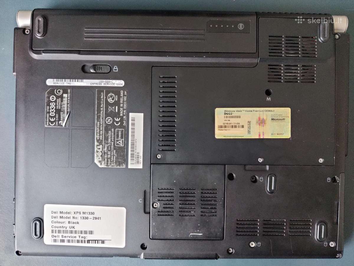 Kompaktiškas Dell Xps M1330 - nuotraukos Nr. 4