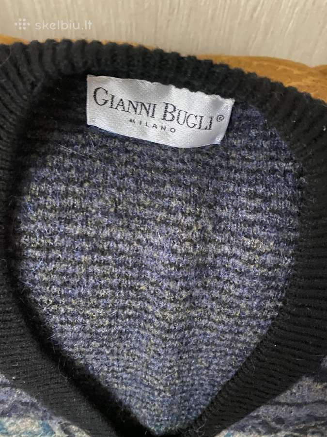 Gianni Bugli puikus itališkas vilnonis megztinis - nuotraukos Nr. 2