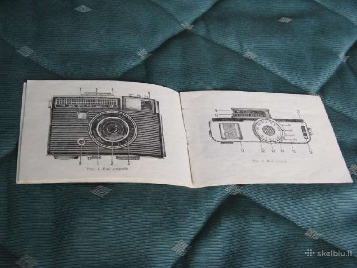 Sena fotoaparato instrukcija Čaika -3 - nuotraukos Nr. 3
